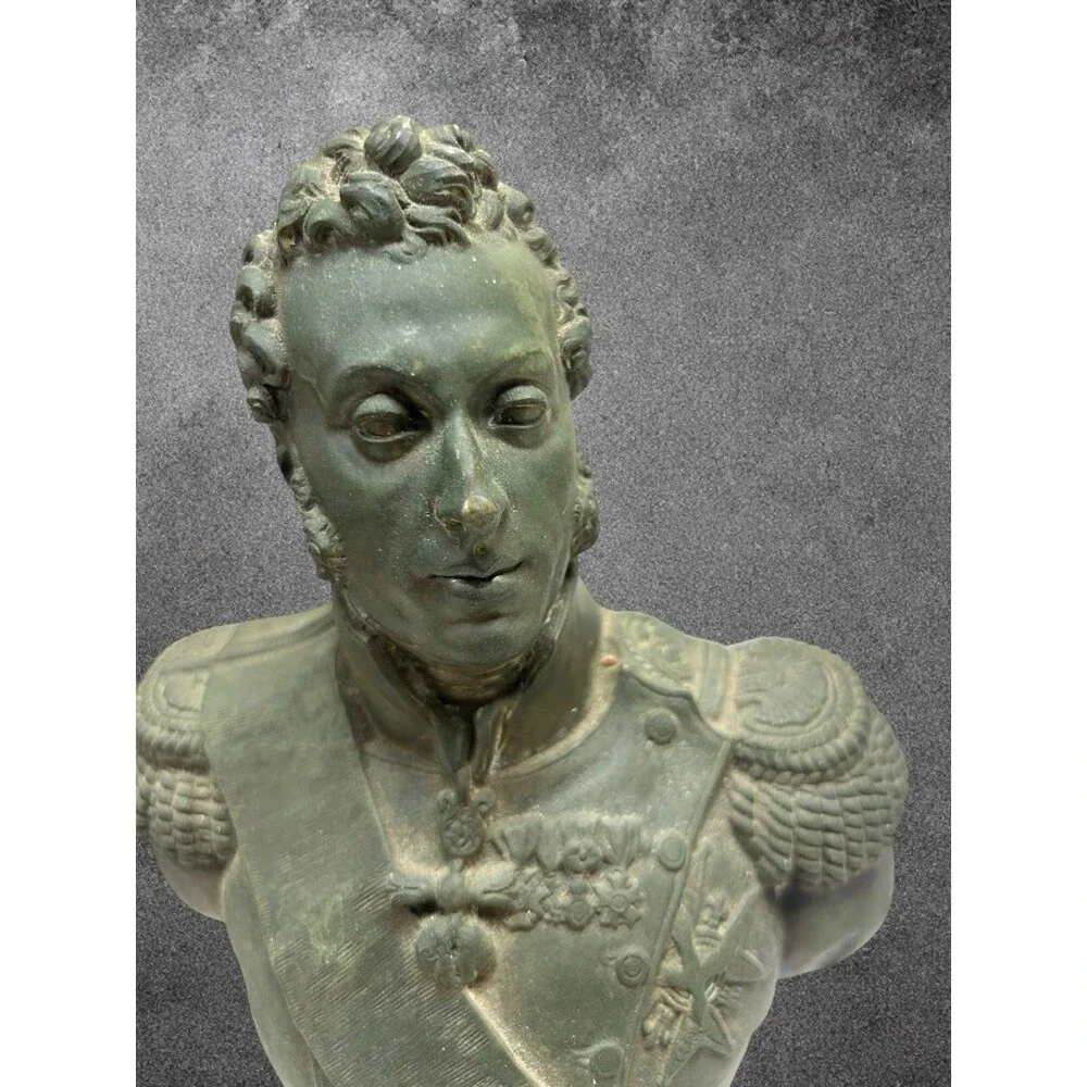 Paul Joseph Raymond Gayrard Brass Statue Signed 1844 5 X 8 Inches